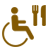 Disponemos de accesos discapacitados fsicos.  Tanto el restaurante como el bar disponen de un acceso adaptado, mediante rampa.